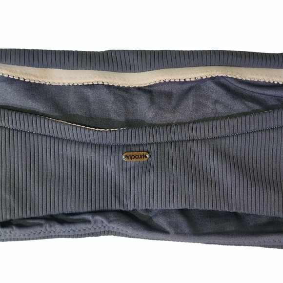 *NWT* Ripcurl Bandeau Bikini Top & Bottom - Slate Dolphin Blue/Grey - Picture 5 of 12